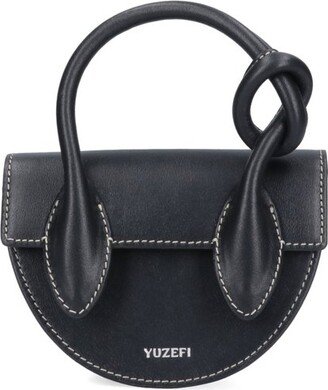 Pretzel Knot Detailed Mini Crossbody Bag-AA