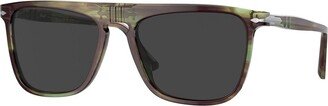 Rectangle Frame Sunglasses-AL