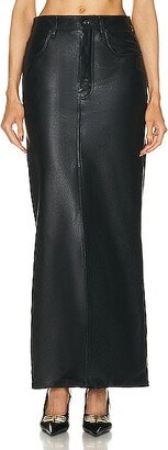 Maxi Skirt in Black-AB