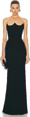 Strapless Evening Dress in Black