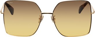 Gold Square Sunglasses-AA