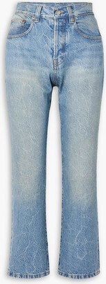 Victoria cropped mid-rise straight-leg jeans