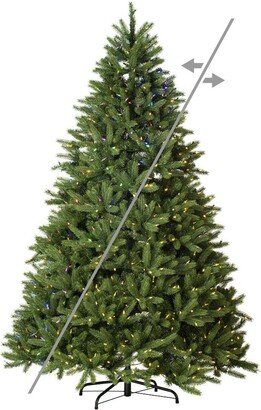 9' x 70 Grand Noble Spruce Artificial Christmas Tree with Color Changing LED Lights.