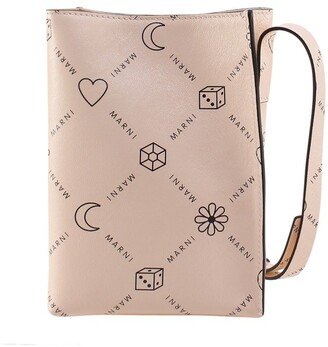 All-Over Logo Printed Crossbody Bag