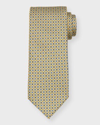 Men's Geometric Silk Jacquard Tie