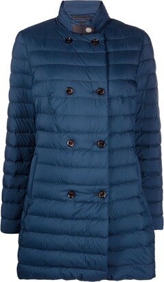 Double-Breasted Puffer Coat