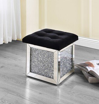 TONWIN Ottoman w/Storage Mirrored-AA