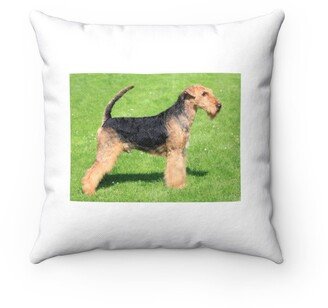 Airedale Terrier Pillow - Throw Custom Cover Gift Idea Room Decor