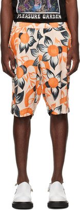 Orange Wildflower Pale Shorts