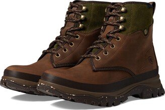 Womens Moresby Waterproof Boot Oily Distressed Brown/Olive 6.5