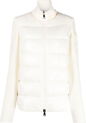 Panelled Puffer Jacket-AA