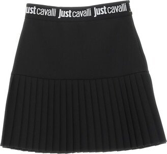 Logo Waistband Mini Skirt