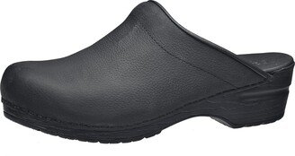 Sonja Textured Oiled Leather Professional Women's Clog - APMA-Approved