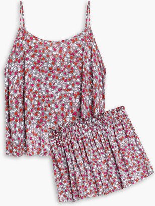 DKNY Sleepwear Floral-print jersey pajama set