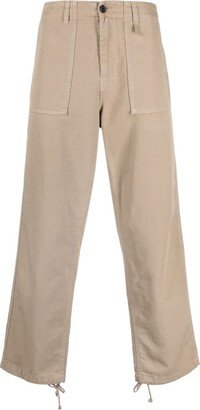 Mid-Rise Straight-Leg Trousers-DG