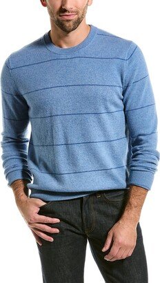 Sofiacashmere Striped Cashmere Crewneck Sweater