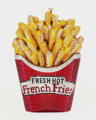 Fresh Hot French Fries Crystal Minaudiere Clutch Bag