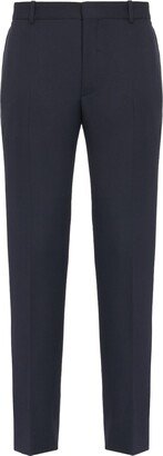 Straight-Leg Cropped Trousers-BG