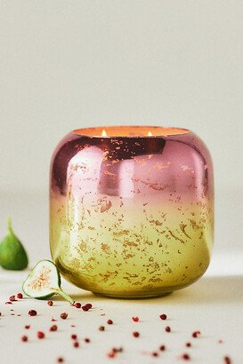 Metallic Ombre Fresh Fig & Pink Peppercorn Glass Candle