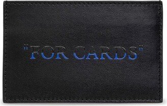 Slogan Printed Cardholder