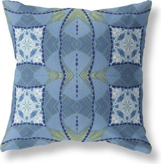 Amrita Sen Designs Cosmic Circle Sprays Indoor Outdoor Zippered Pillow