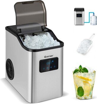 Countertop Nugget Ice Maker 60lbs/Day with 2 Ways Water Refill & Self-Cleaning