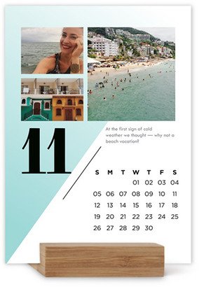 Easel Calendars: Modern Months Easel Calendar, Square Corners, Multicolor