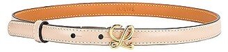 L Buckle Belt in Ivory