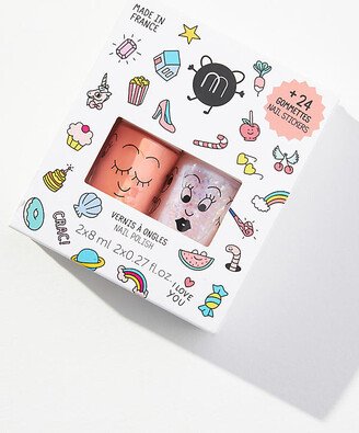 Kids Nail Polish and Sticker Set