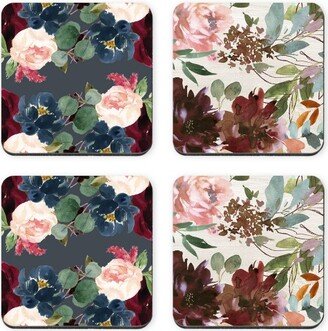 Coasters: Classic Floral Bouquets Coaster, Multicolor