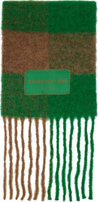 Green & Brown Billy Scarf