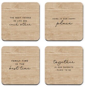 Coasters: Rustic Sentiments Coaster, Multicolor