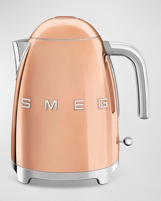 Metallic Retro-Style Electric Kettle