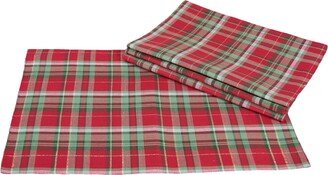 Holiday Tartan Placemats - Set of 4, 13