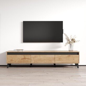 Meble Furniture Nord 3K 73 TV Stand - 16.5 H x 72.8 W x 15 D