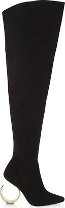 Bella Suede Over-The-Knee Boots