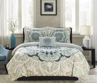 Palmer 8 Piece Queen Bed In a Bag Comforter Set