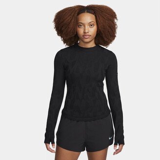 Women's Running Division Running Mid Layer in Black