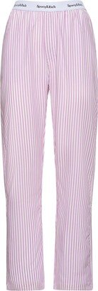 Serif logo pajama pants-AC