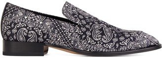 Floral Print Loafers