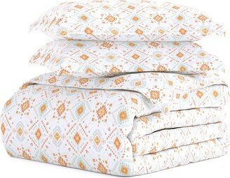 HOMESPUN Premium Ultra Soft Geometric Dreams 3-Piece Duvet Cover Set