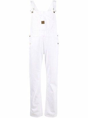 Washington Dee Cee Logo-Patch Denim Dungarees-AC