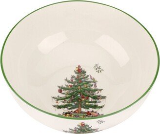 Christmas Tree Large Round Bowl - 10 inch