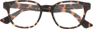 Round-Frame Logo Glasses