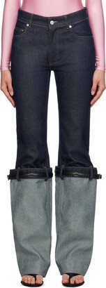 Navy Hybrid Jeans