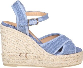 Blaudell Crossover Strap Wedge Sandals