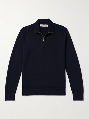 Lennard Merino Wool Half-Zip Sweater