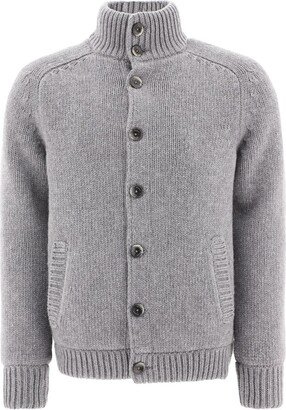 Button-Up Knitted Cardigan-AG