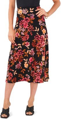 Floral Midi Skirt-AA