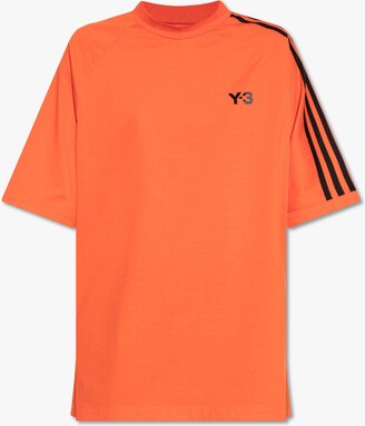 T-shirt With Logo - Orange